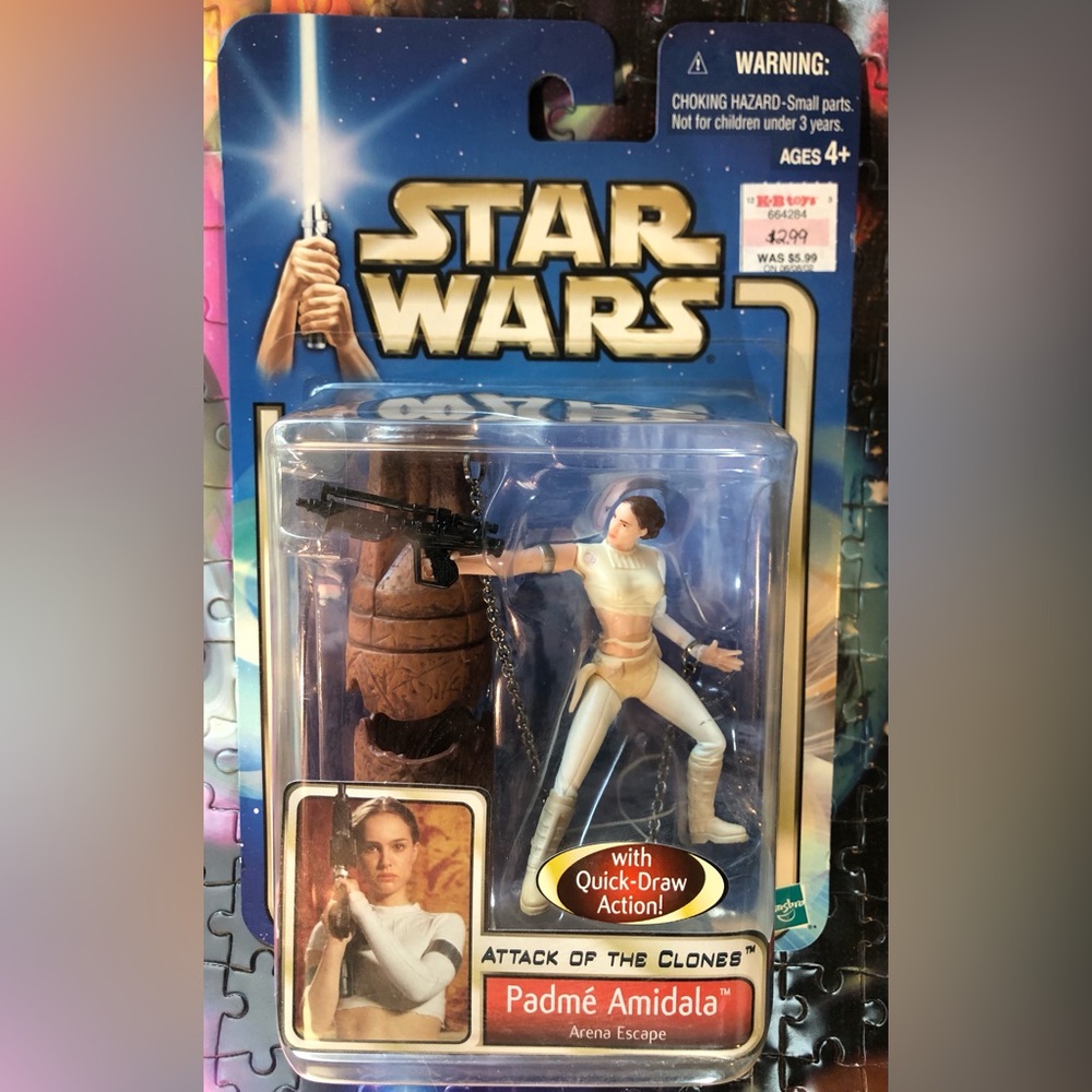 STAR WARS Collectible Action Figure by Hasbro! - Padme’ Amidala - New!